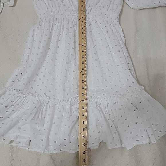 White Polka Dot Dress - Picture 9 of 10